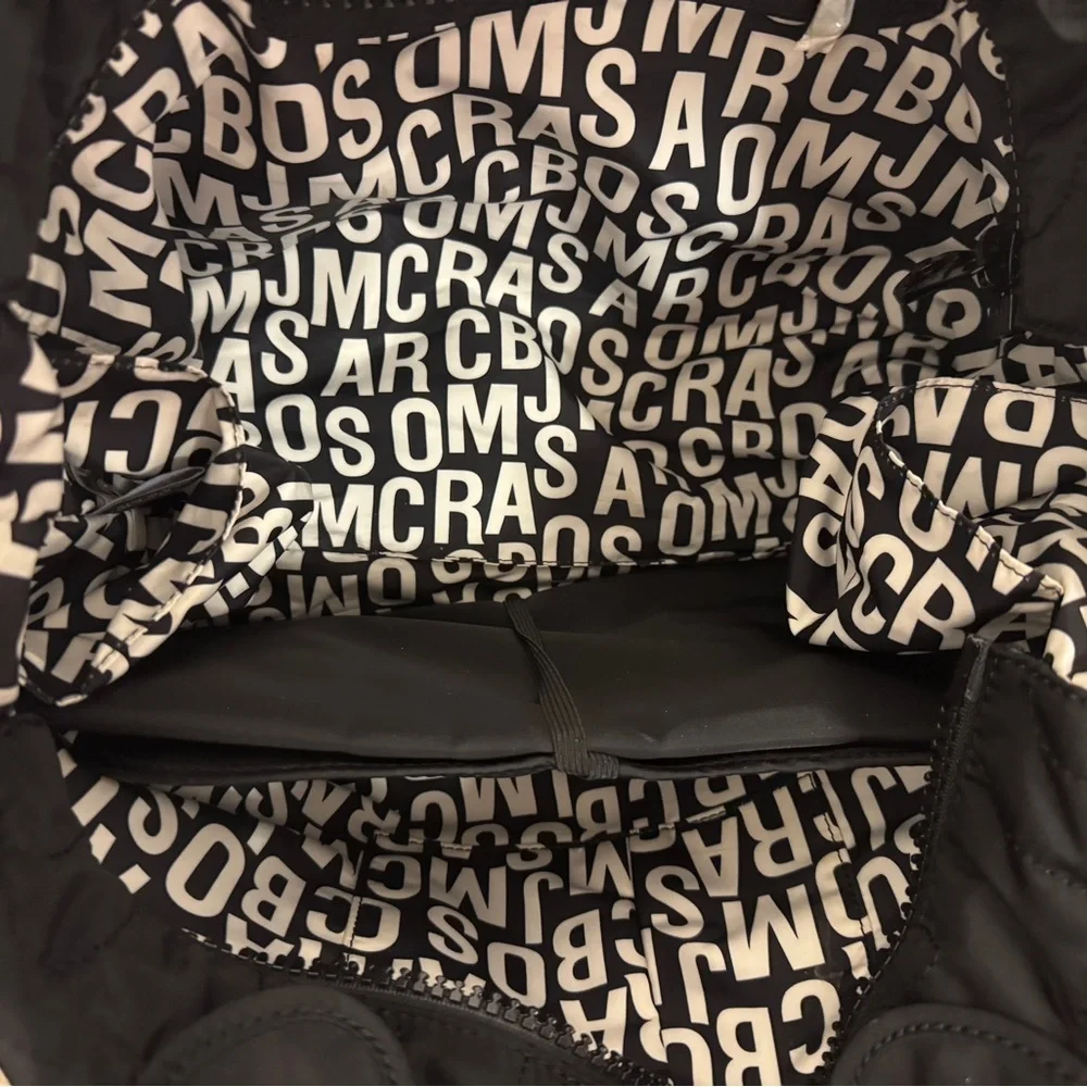 Marc by Marc Jacob’s Black Nylon Eliz-a-Baby Diaper Bag